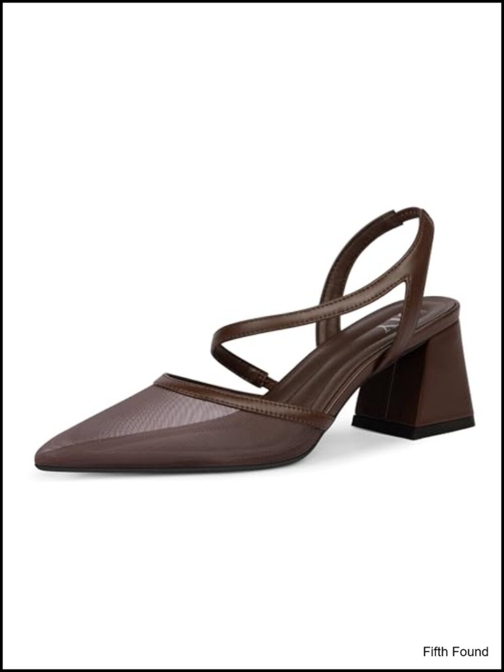 Women's Closed Toe Slingback Chunky Block Heels Pumps - Size US, Cushioned
